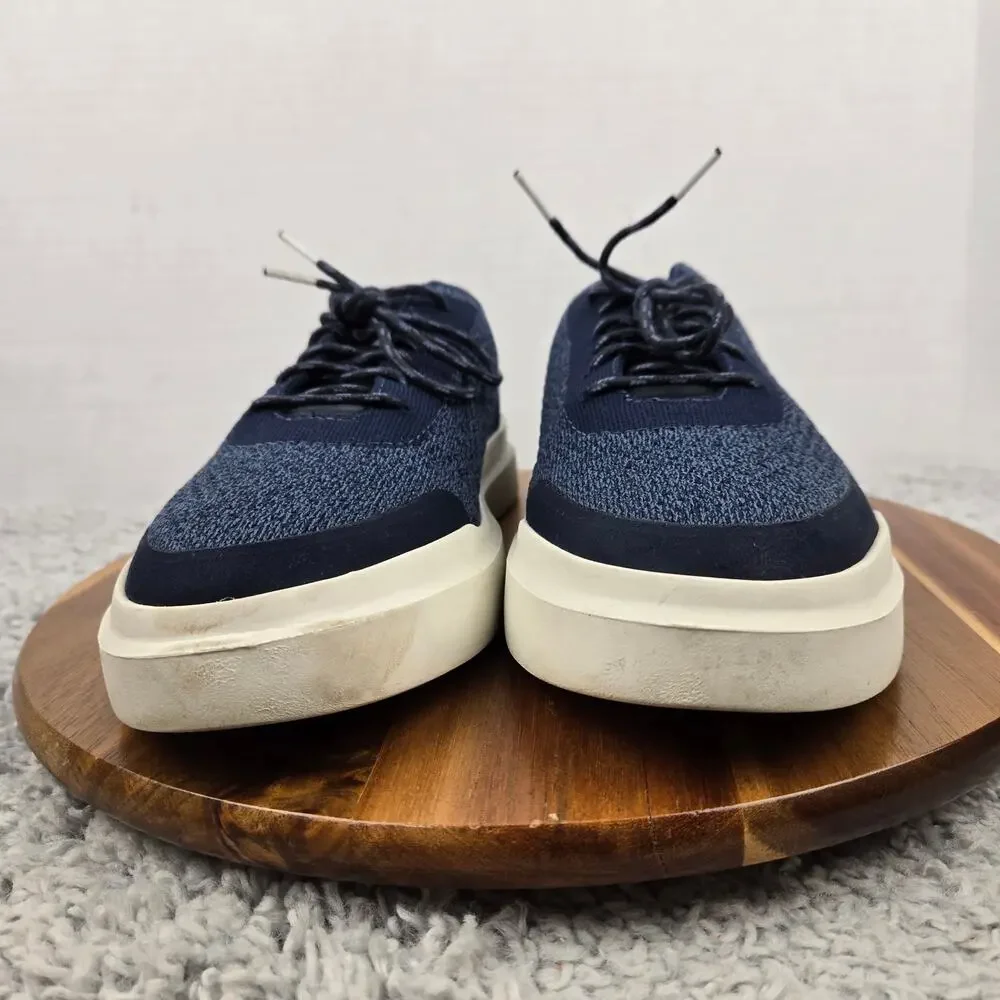 Cole Haan Mens 11.5M GrandPro Stitchlite Navy Blue Knit Casual Lace Up Sneaker